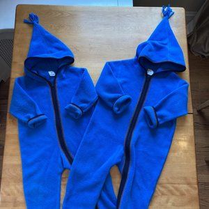 Hanna Andersson Fleece Snow Suit Pair 80 90